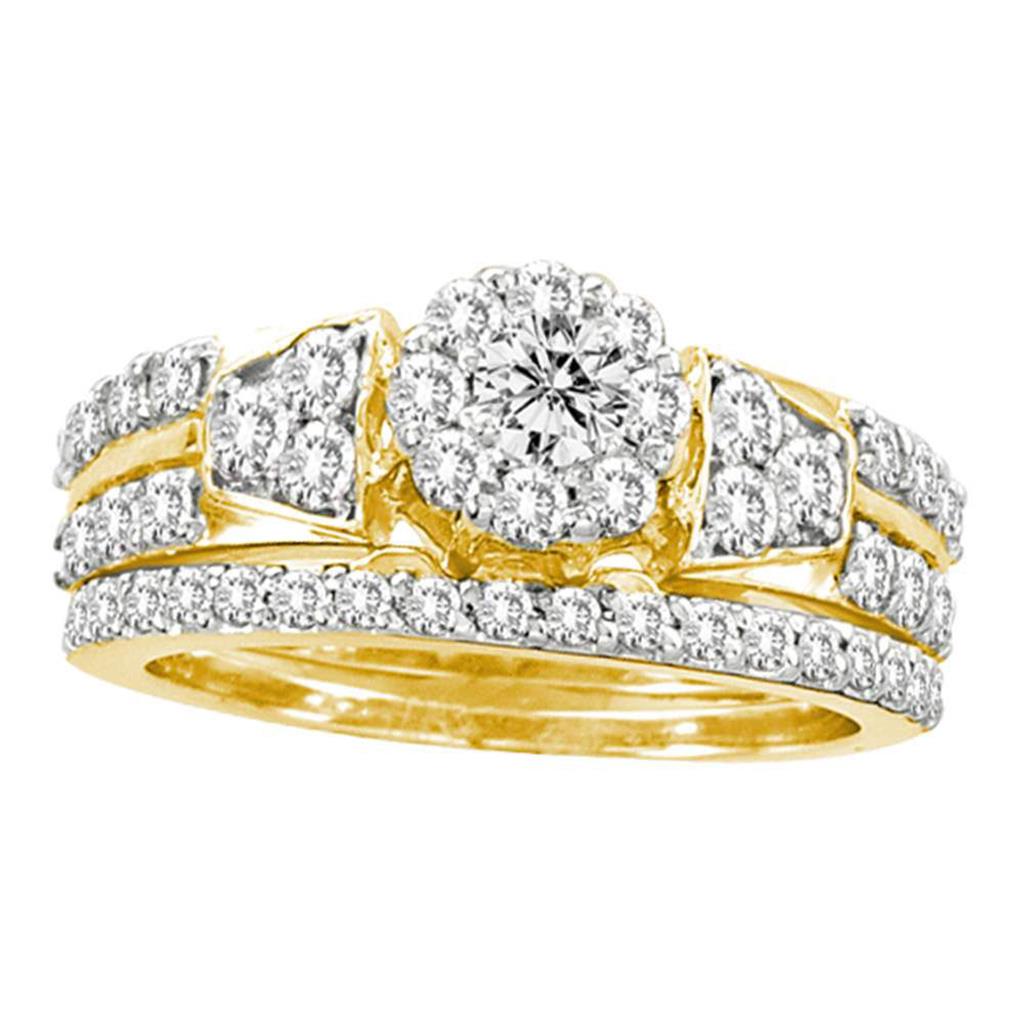 1 1/3CT-Diamond RD-CENTER BRIDAL SET