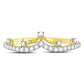 10kt Yellow Gold Round Diamond Crown Tiara Fashion Band Ring 1/5 Cttw