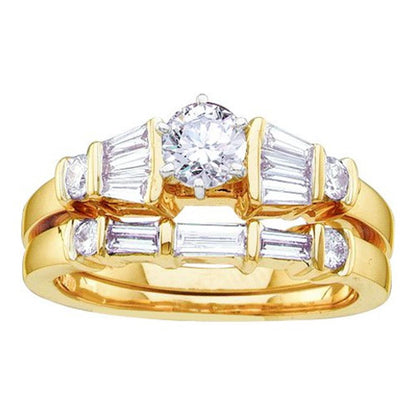 1 CTW -Diamond 3/8CTW -CRD BRIDAL SET