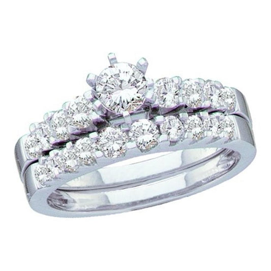 1 CT-Diamond 1/3CT-CRD BLISS BRIDAL SETS CERTIFIED
