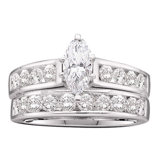 1 CT-Diamond 1/4CT-CMQ BRIDAL SET