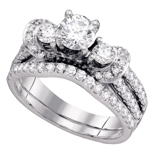 1 1/2CT-Diamond 1/2CT-CRD BLISS BRIDAL SETS CERTIFIED