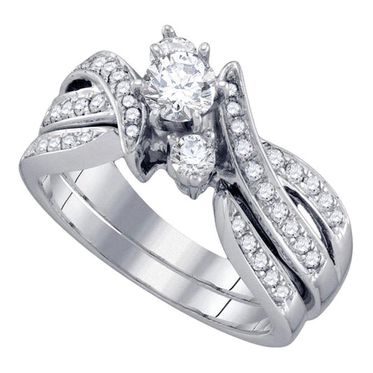 7/8CT-Diamond 3/8CT-CRD BLISS BRIDAL SETS CERTIFIED
