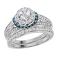 1 1/5CTW-Diamond 3/8CT-CRD BLISS BRIDAL SETS CERTIFIED