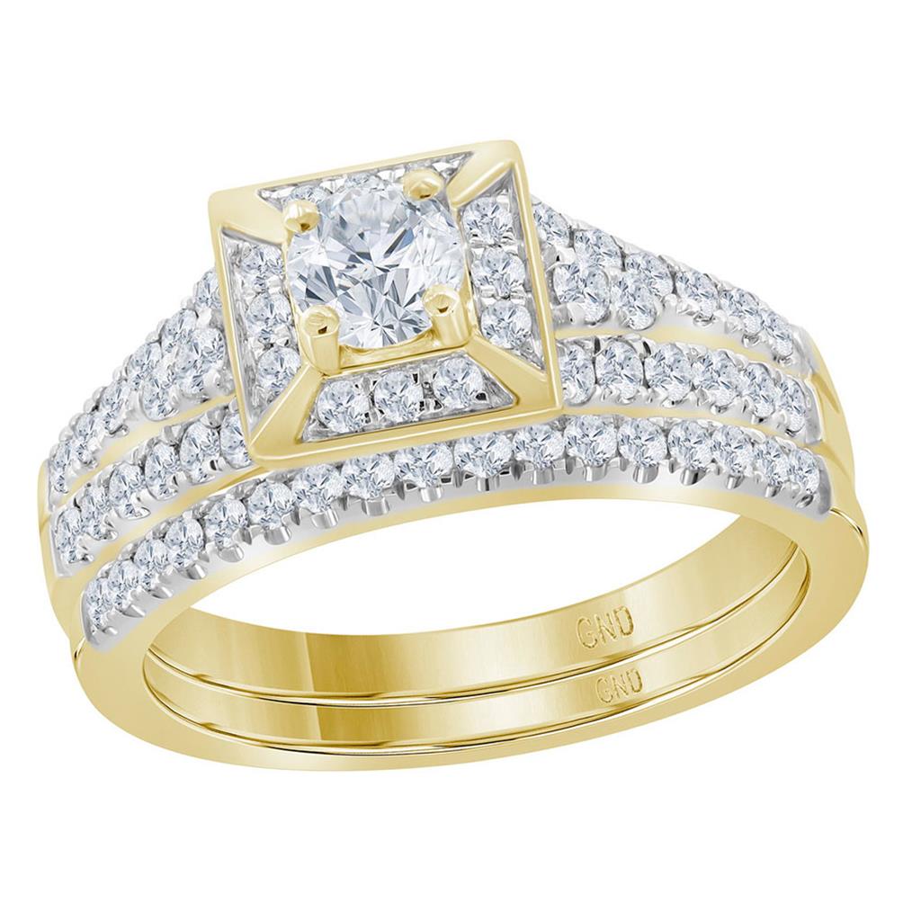 1 CTW-Diamond 1/3CT-CRD BLISS BRIDAL SETS CERTIFIED