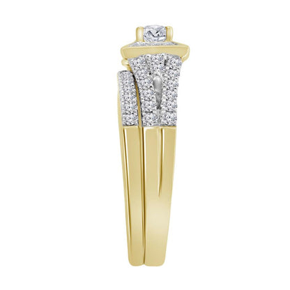1 CTW-Diamond 1/3CT-CRD BLISS BRIDAL SETS CERTIFIED