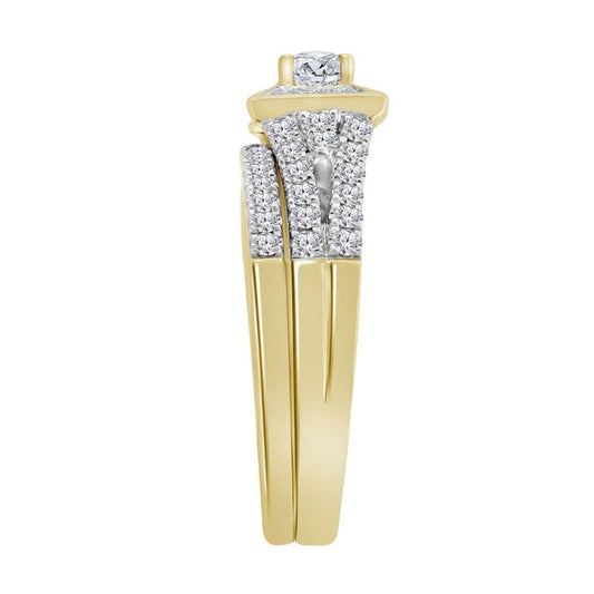1 CTW-Diamond 1/3CT-CRD BLISS BRIDAL SETS CERTIFIED