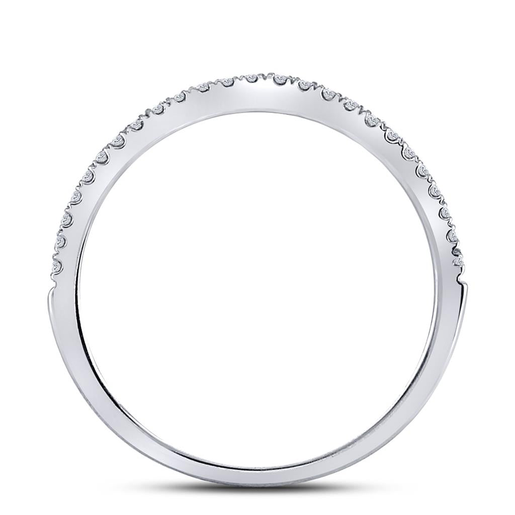 14k White Gold Pear Diamond Bridal Wedding Ring Set 1 Cttw (Certified)