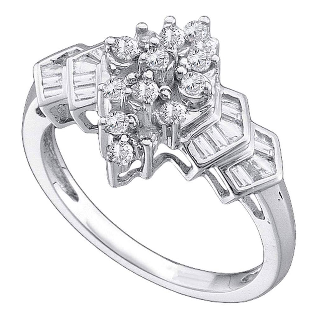 1/4CTW-Diamond CLUSTER RING