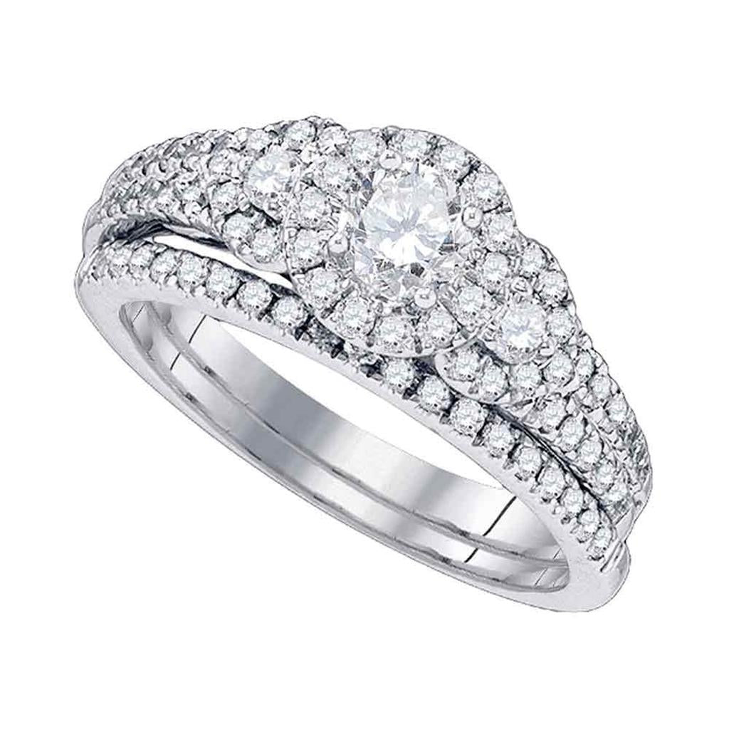 1 CTW-Diamond 1/3CTW-CRD BRIDAL SET CERTIFIED