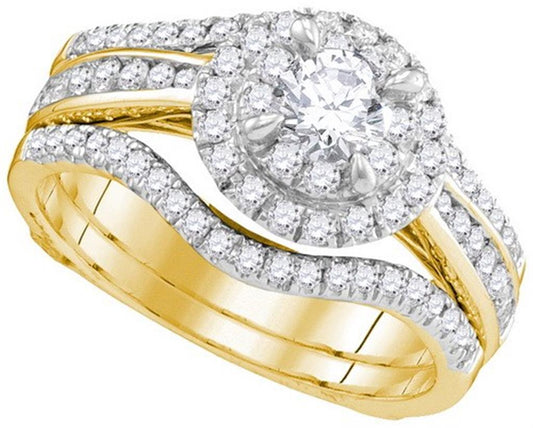 1 CTW-Diamond 1/3CT-CRD BRIDAL SET CERTIFIED