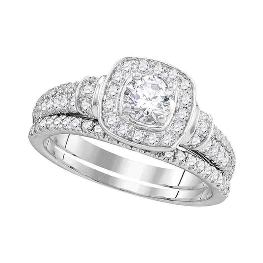 1 CTW-Diamond 1/3CT-CRD BRIDAL SET