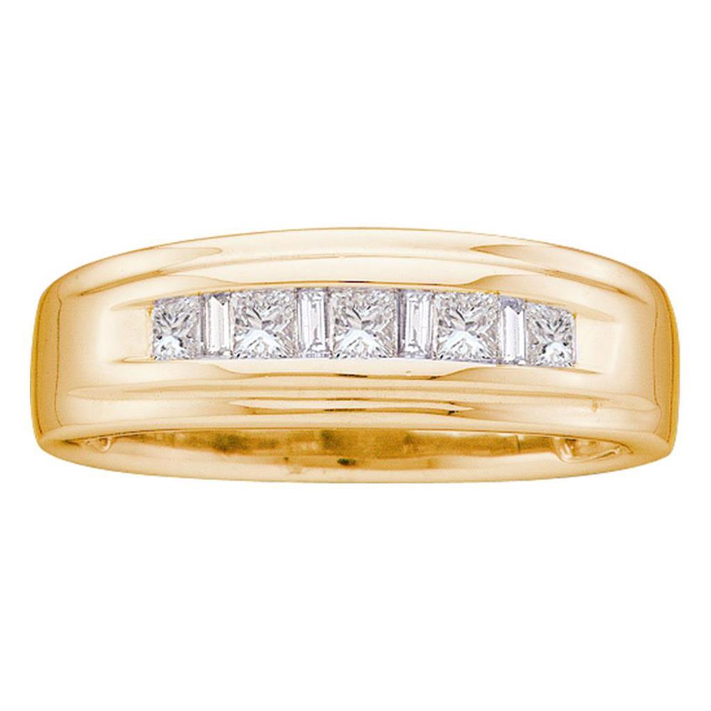 1/2CT-Diamond INVISIBLE MENS BAND