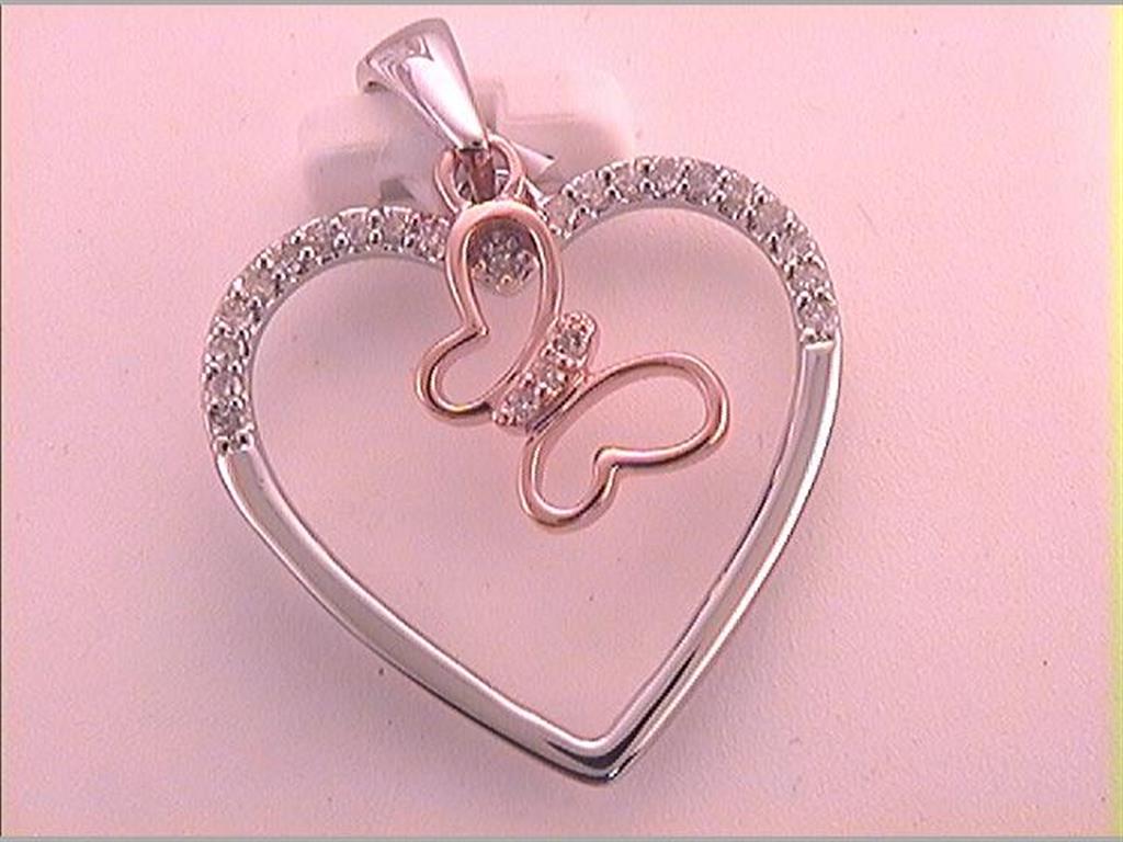 1/10CTW-Diamond FASHION PENDANT