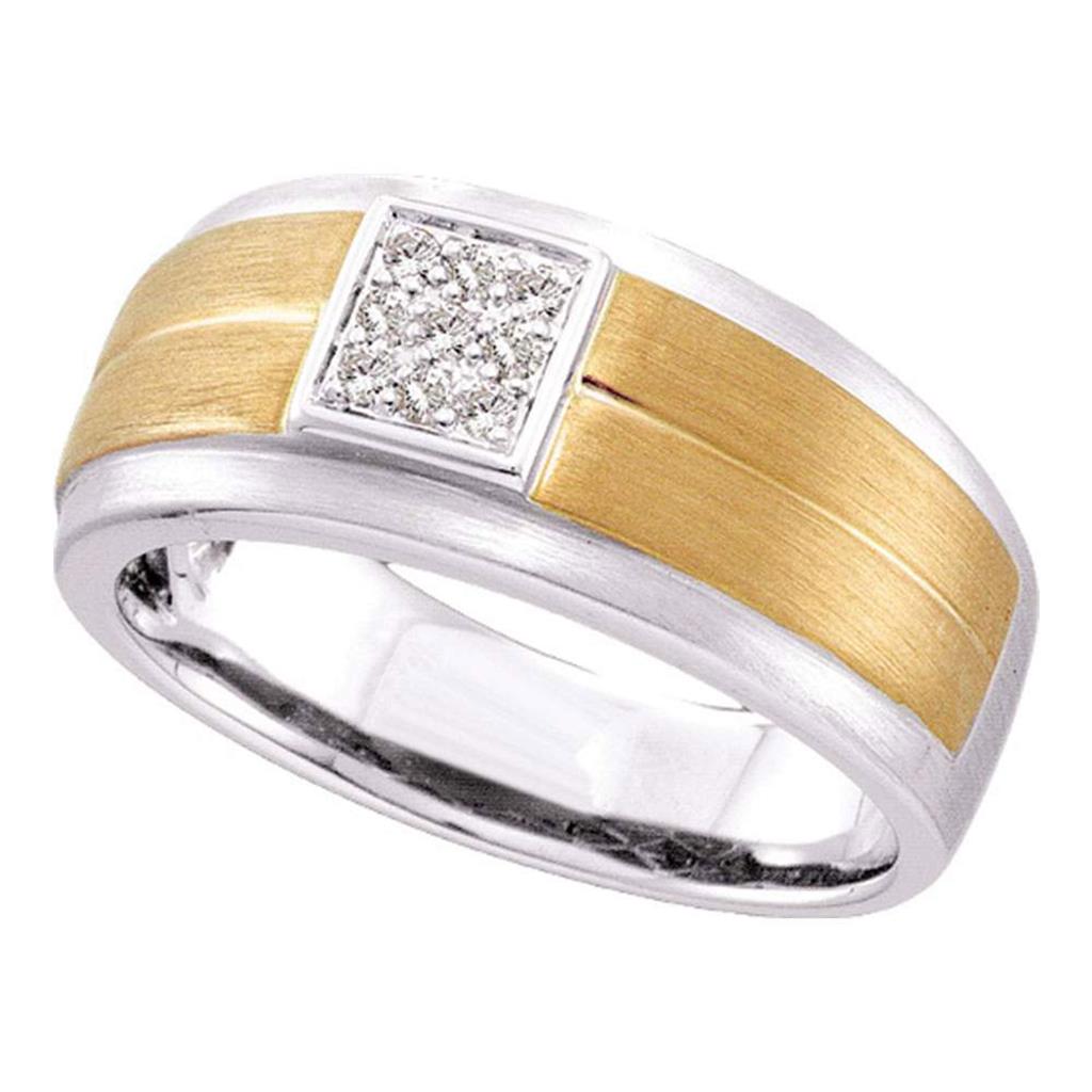1/10CT-Diamond FASHION MENS BAND