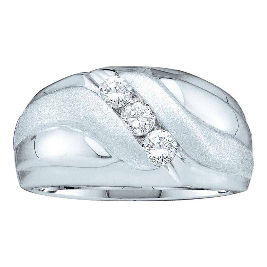 1/2CT-Diamond FASHION MENS BAND