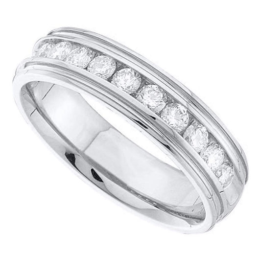 1/2CT-Diamond MACHINE-SET MENS BAND