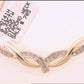 14k Yellow Gold Diamond Fashion Pendant Necklace 1/3 Cttw