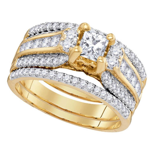 1 1/2CT-Diamond 5/8CT-CPR BRIDAL SET