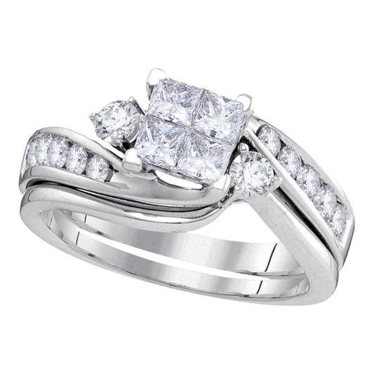 1  CT-Diamond INVISIBLE BRIDAL SET