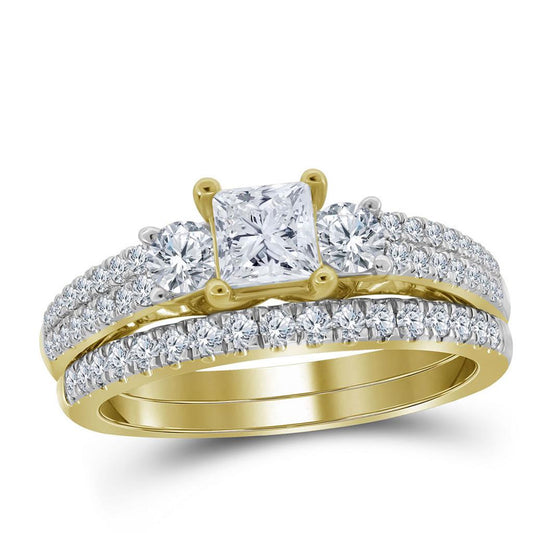 1 1/5CTW-Diamond 1/2CT-CPR BRIDAL SET