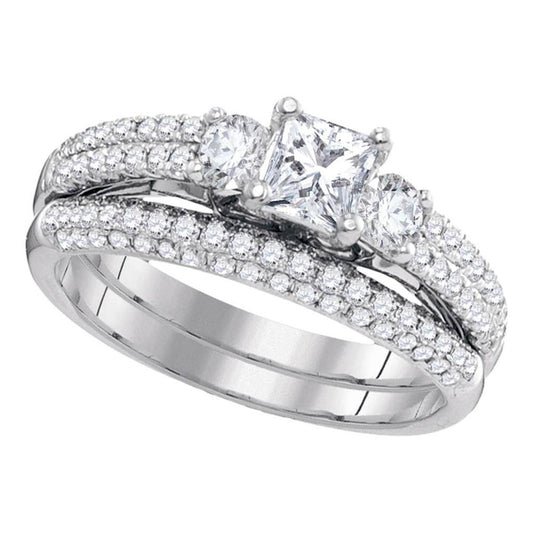 1 1/5CTW-Diamond 1/2CT-CPR BRIDAL SET