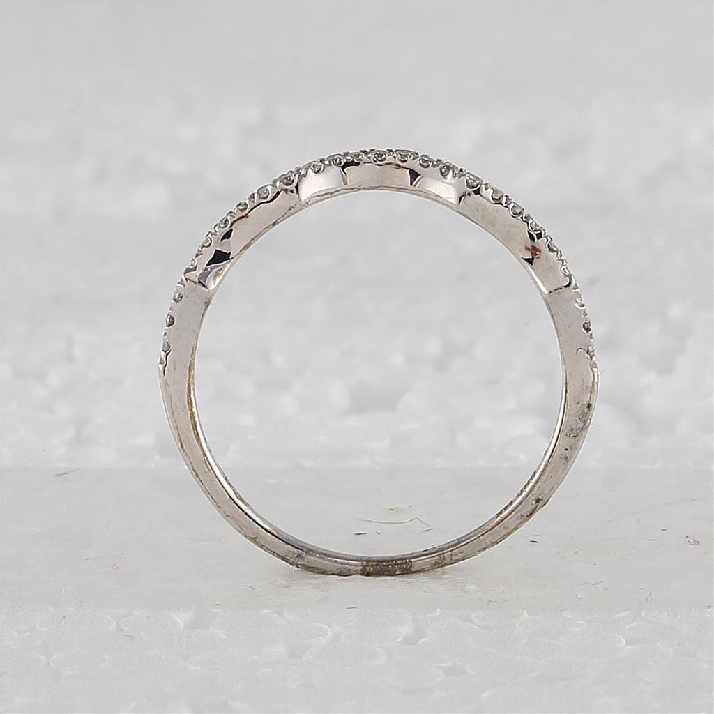 14k White Gold Princess Diamond Bridal Wedding Ring Set 1 Cttw (Certified)