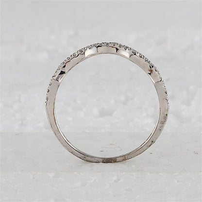 14k White Gold Princess Diamond Bridal Wedding Ring Set 1 Cttw (Certified)