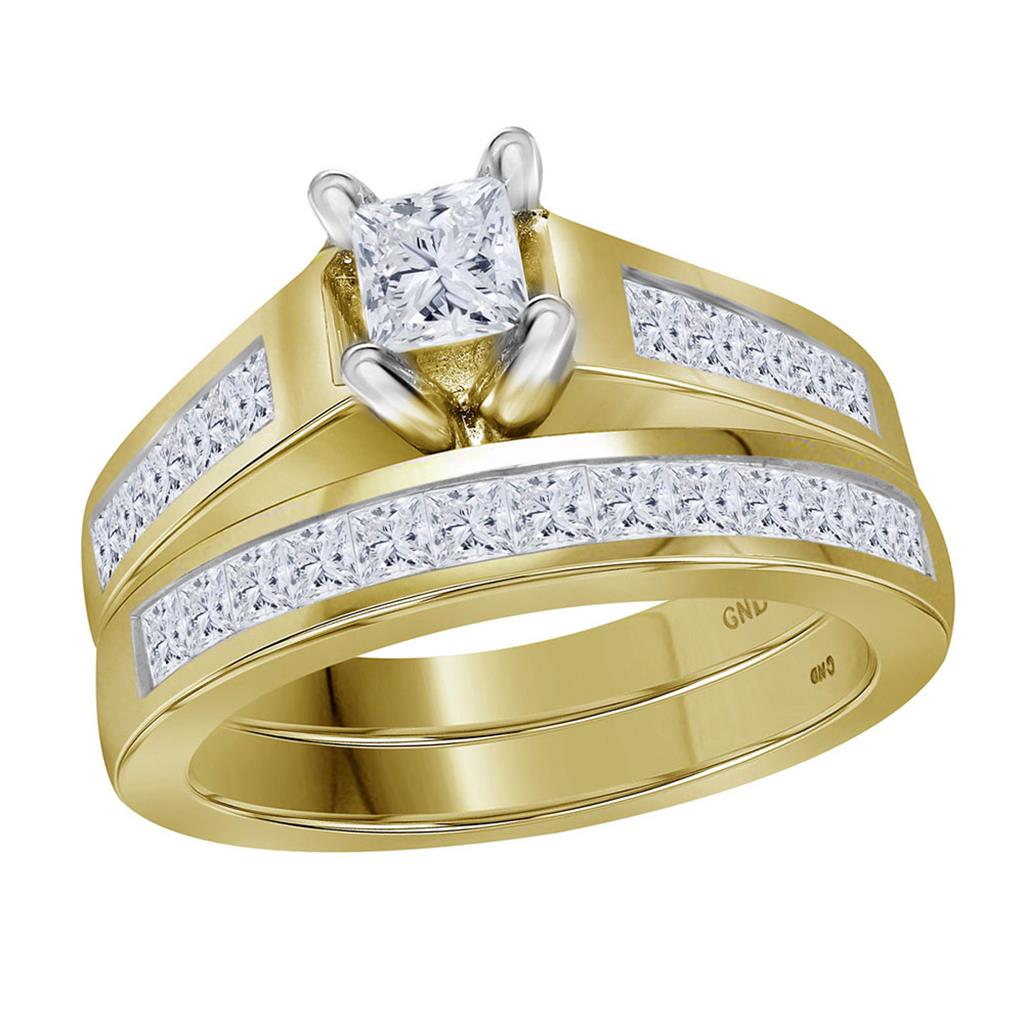 1 5/8CT-Diamond 3/8CT-CPR BRIDAL-SET