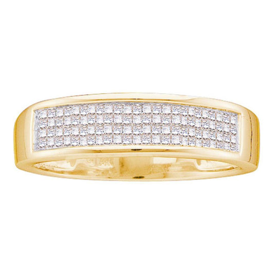 1/2CT-Diamond INVISIBLE MENS BAND