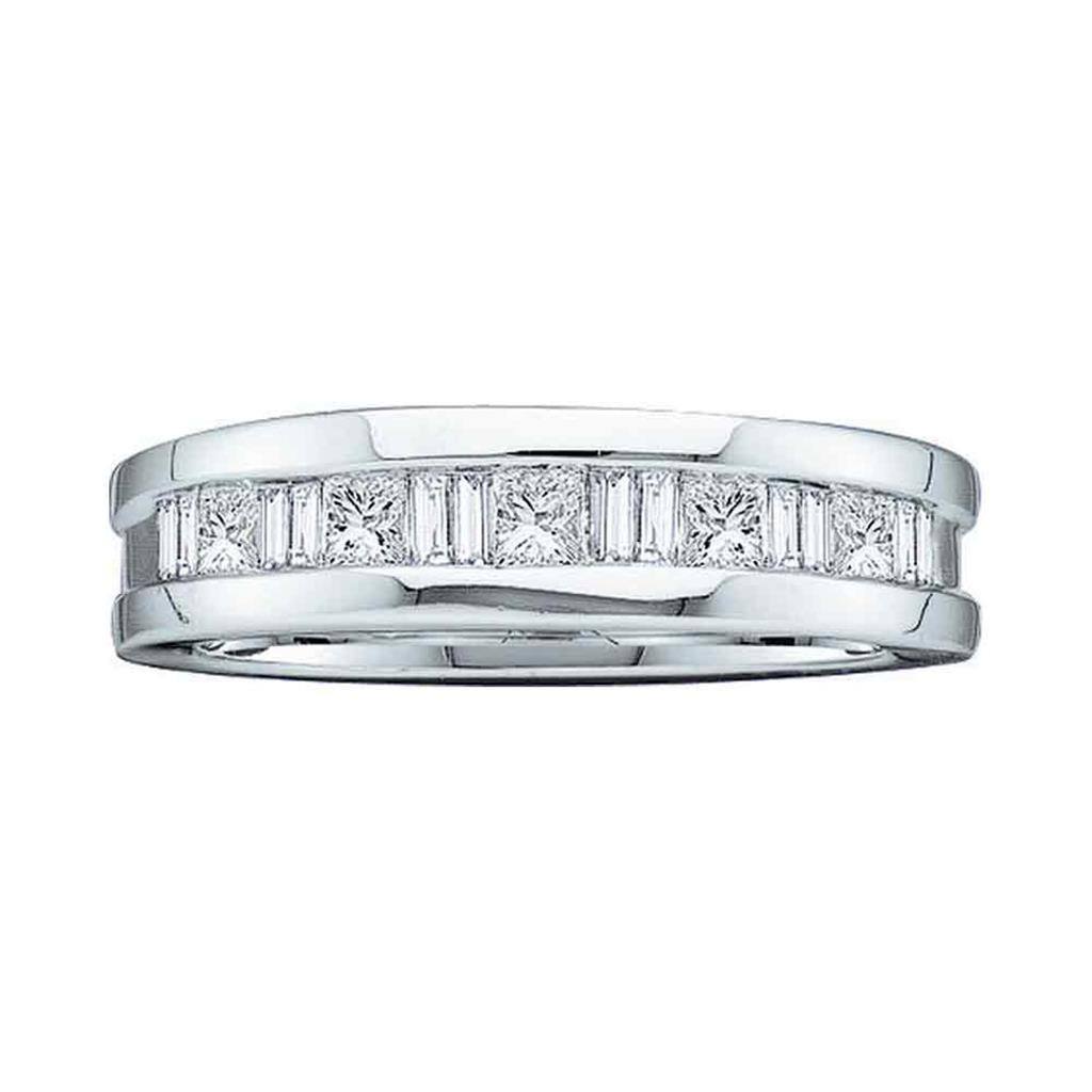 1 1/2CT-Diamond INVISIBLE MENS BAND