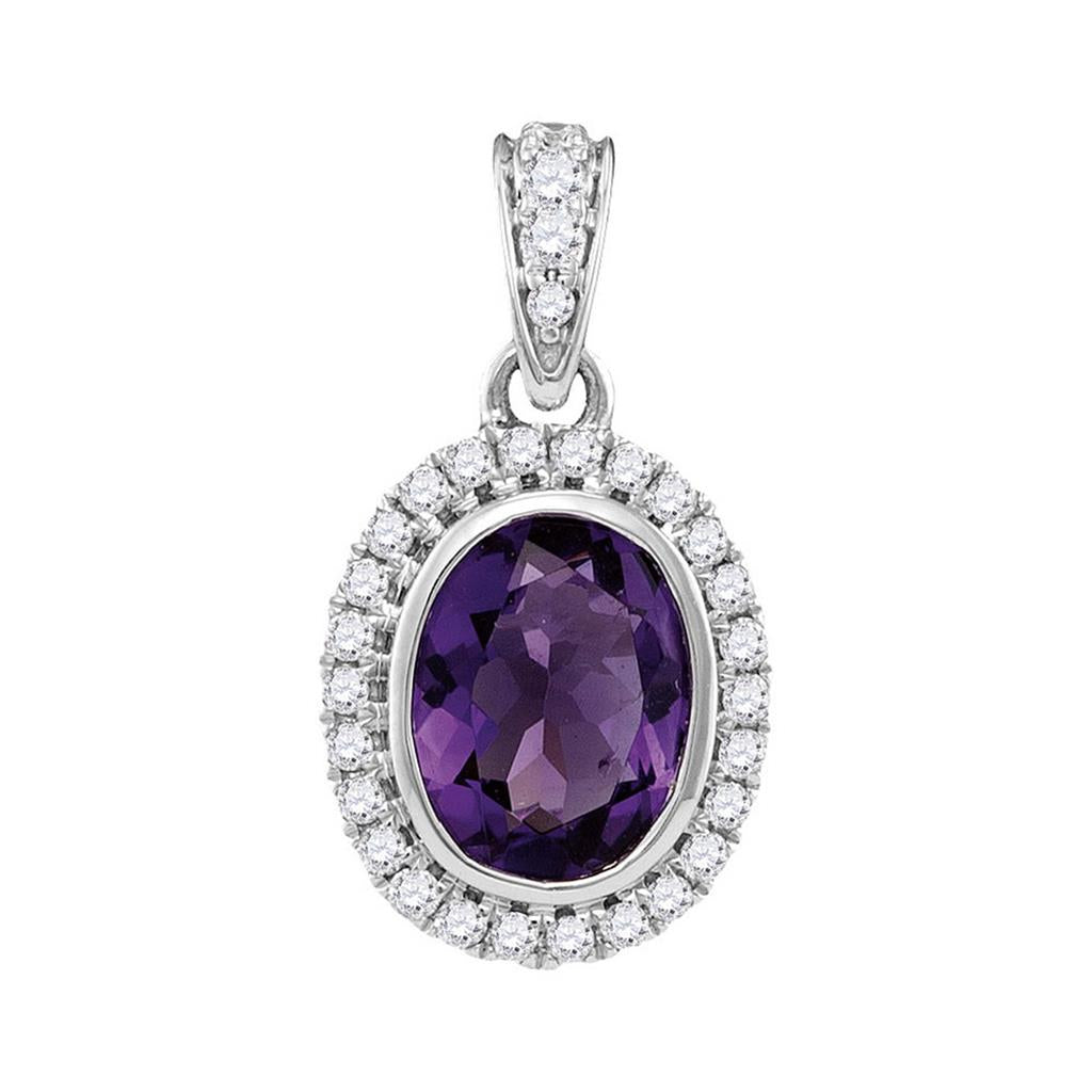 1/6CTW-Diamond 1 (MIN)CT AM PENDANT