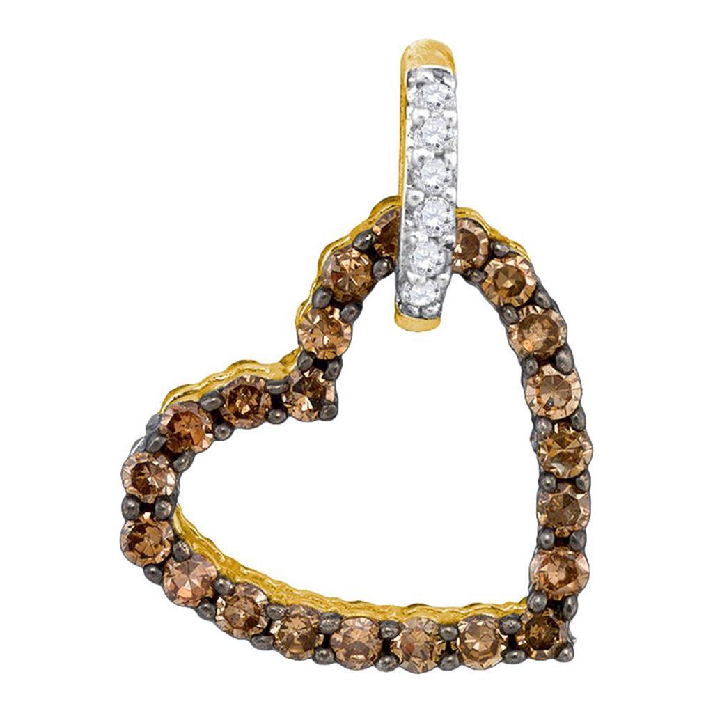 1/2CTW-Diamond HEART PENDANT