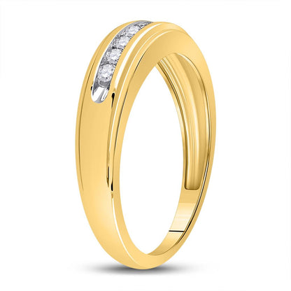 1/4CTW-Diamond FASHION HIGH MENS BAND