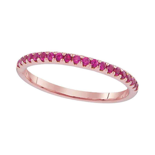 1/4CTW-Diamond RUBY BAND