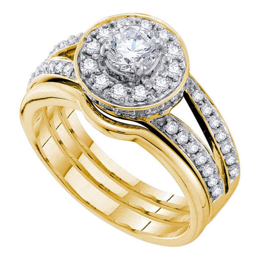 1  CT-Diamond 3/8CT-CRD BRIDAL SET