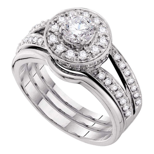 1  CT-Diamond 3/8CT-CRD BRIDAL SET