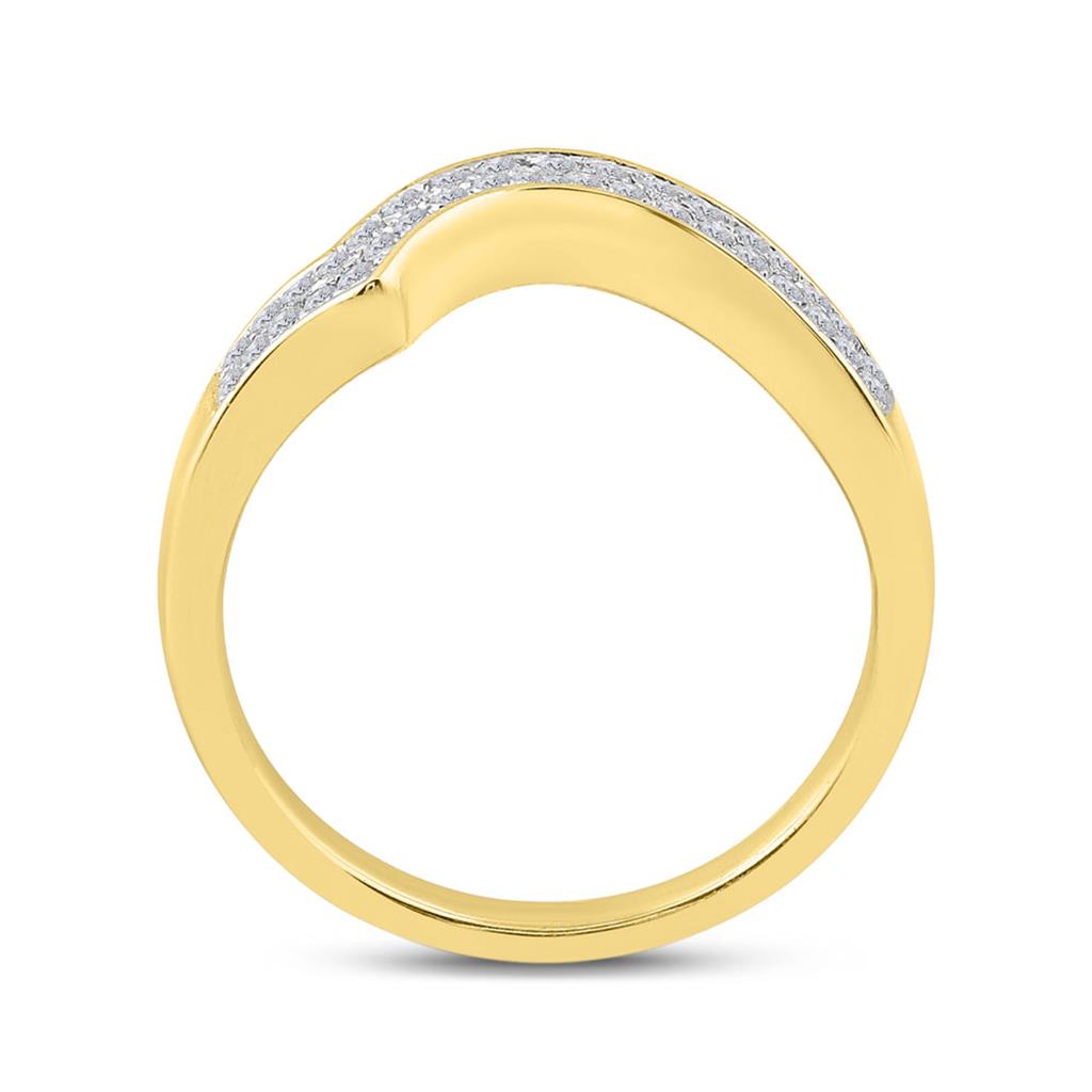 14k Yellow Gold Round Diamond Cluster Bridal Wedding Ring Set 1 Cttw