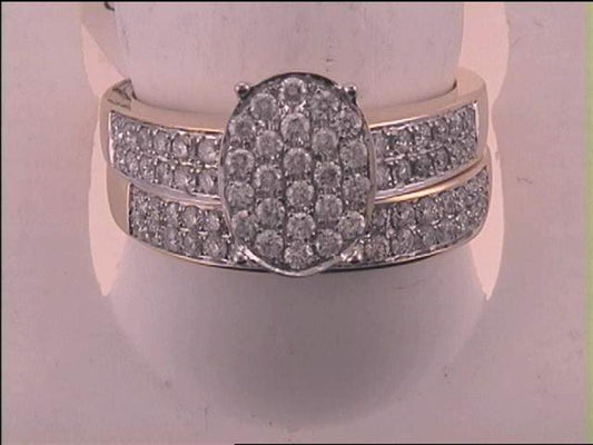 1 CT-Diamond FASHION BRIDAL SET