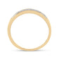 10k Yellow Gold Princess Diamond Bridal Wedding Ring Set 1/2 Cttw Size 5