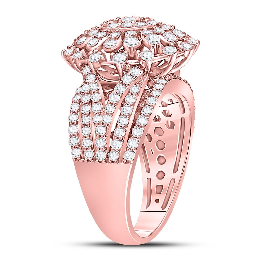 14k Rose Gold Round Diamond Solitaire Bridal Engagement Ring 2 Cttw