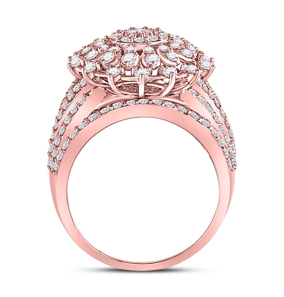 14k Rose Gold Round Diamond Solitaire Bridal Engagement Ring 2 Cttw