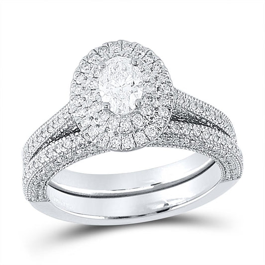 1 5/8CT-Diamond 1/2CT-COVAL BRIDAL SET CERTIFIED