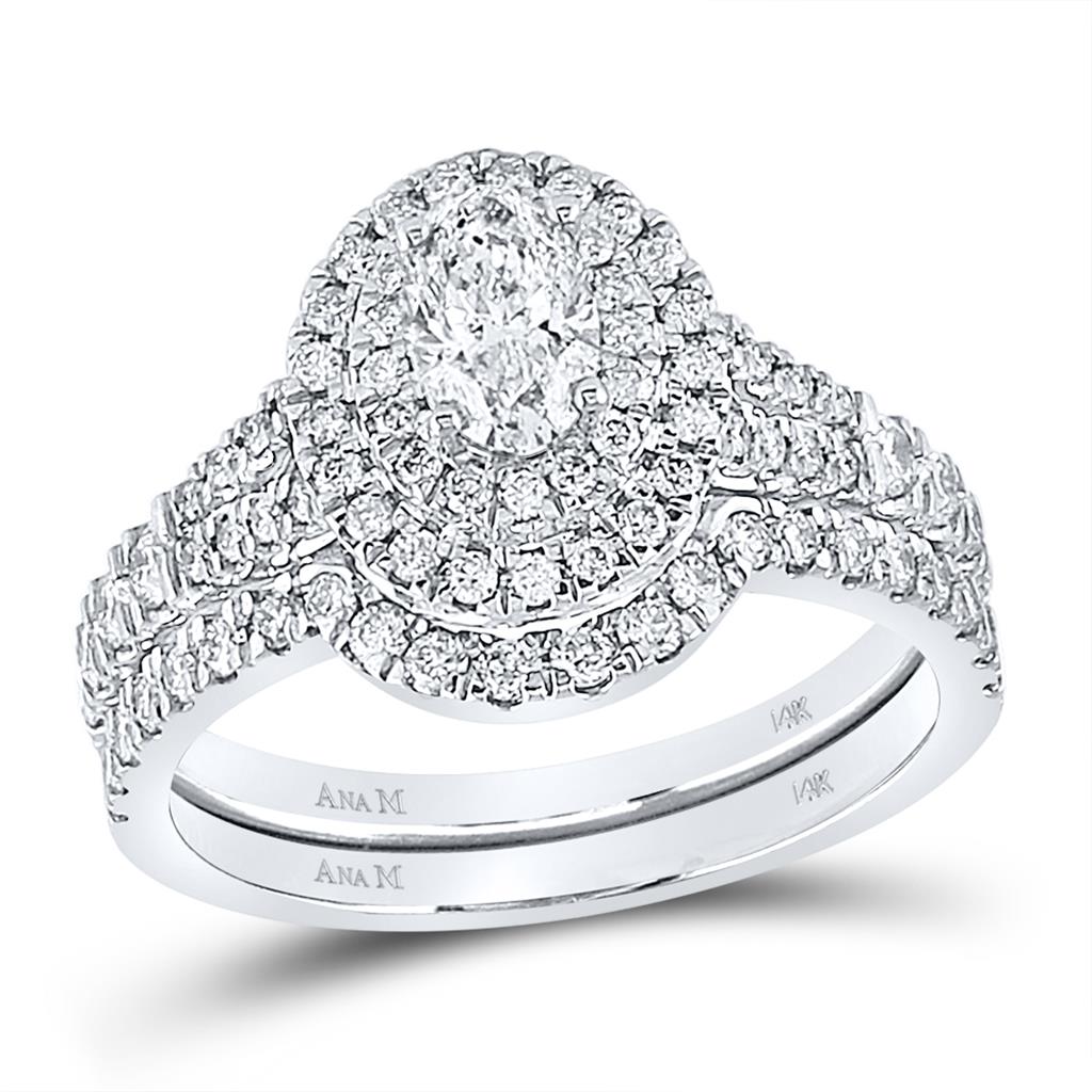 1 1/4CT-Diamond 1/2CT-COVAL BRIDAL SET CERTIFIED