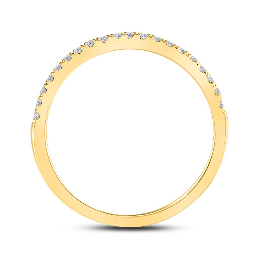14k Yellow Gold Round Diamond Bridal Wedding Ring Set 1 Cttw (Certified)