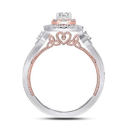 1 CTW-Diamond 1/6CT-Diamond GRACE BRIDAL SET