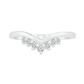 10k White Gold 1/6CTW-Diamond FASHION LADIES BAND