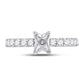 7/8CT-Diamond SM 1CT-COVAL BRIDAL RING