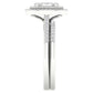 14k White Gold Round Diamond Oval Bridal Wedding Ring Set 1/2 Cttw