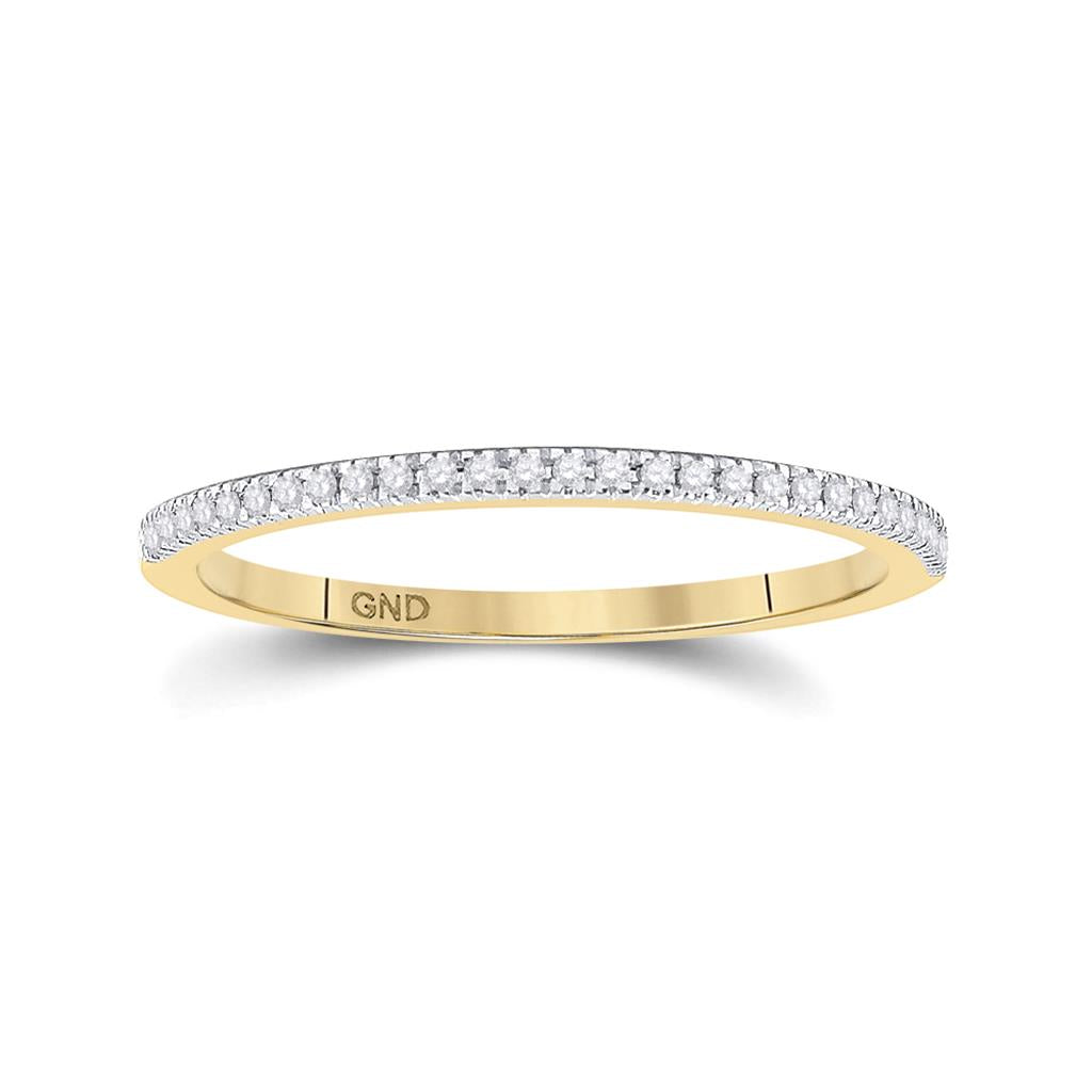 10k Yellow Gold Round Diamond Oval Bridal Wedding Ring Set 1/3 Cttw